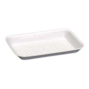 2 Supermarket Tray 8.38X5.88X1.2 IN Foam White 500/Case