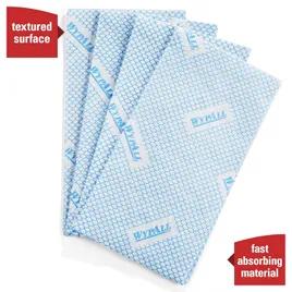 WypAll® Critical Clean Foodservice Cleaning Cloth 23.3X12.3 IN Heavy Duty HydroKnit Blue 1/4 Fold 300/Case