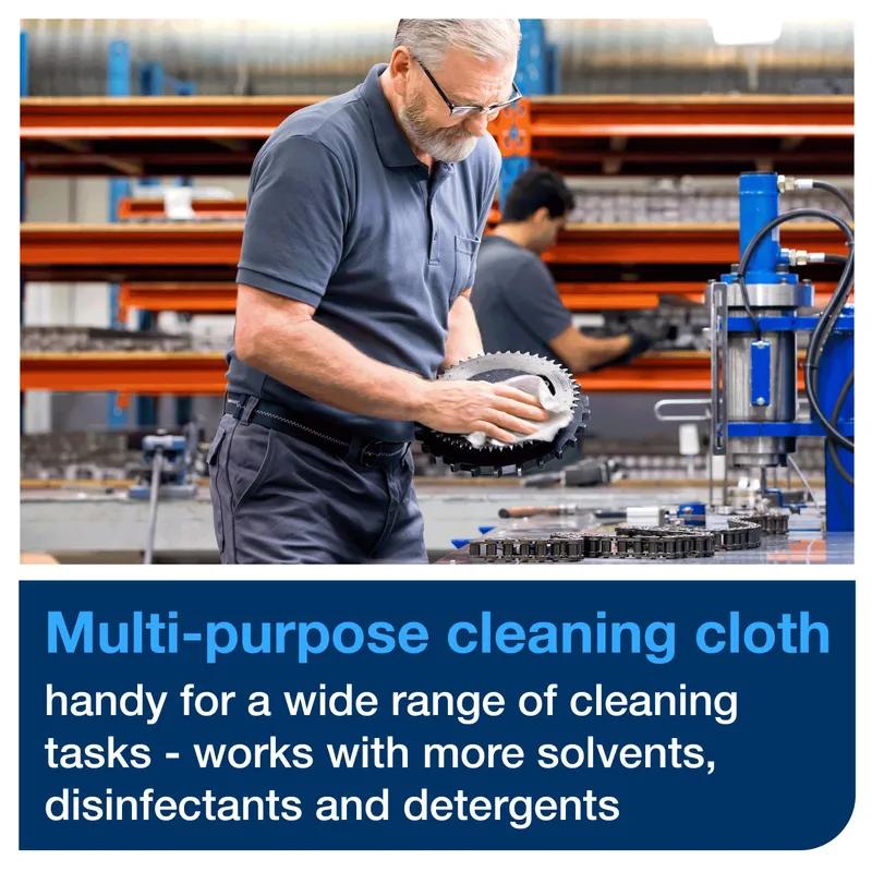 Tork Cleaning Cloth 16.34X14 IN 1PLY Paper Gray Industrial Handy Box System 210 Count/Pack 1 Packs/Case