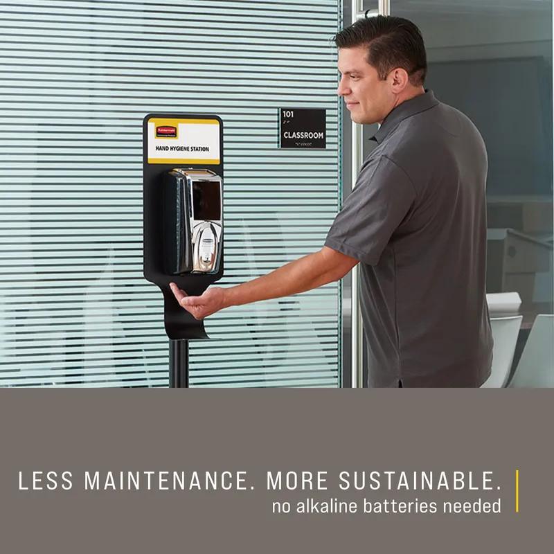 Soap Dispenser 5.51X5.51 IN Black Chrome Plastic 1/Each