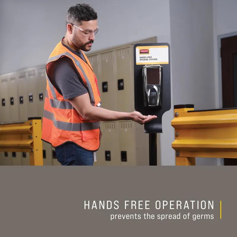 Soap Dispenser 5.51X5.51 IN Black Chrome Plastic 1/Each