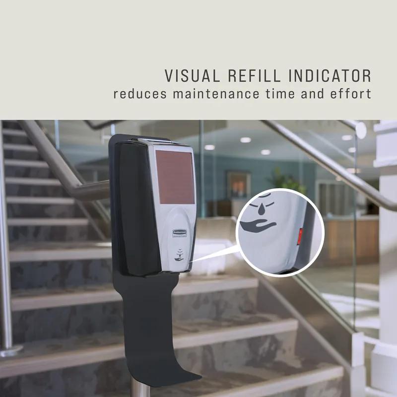 Soap Dispenser 5.51X5.51 IN Black Chrome Plastic 1/Each