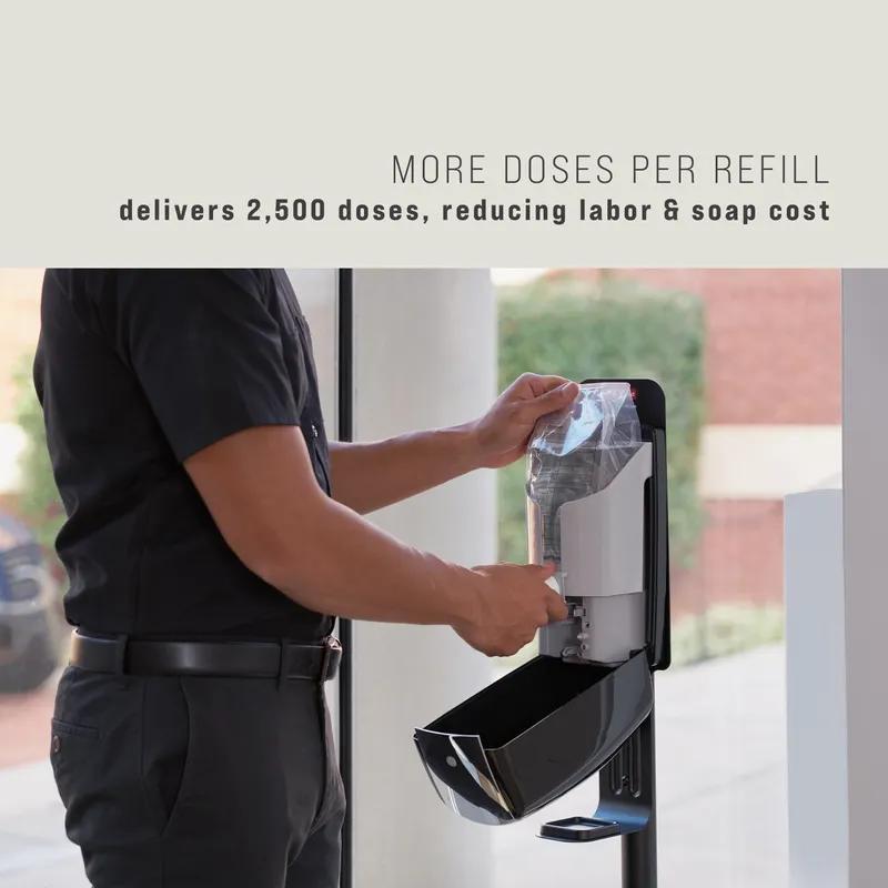 Soap Dispenser 5.51X5.51 IN Black Chrome Plastic 1/Each