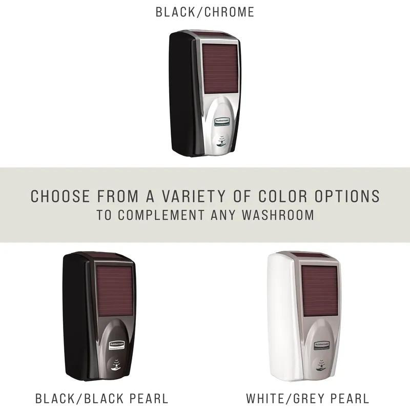 Soap Dispenser 5.51X5.51 IN Black Chrome Plastic 1/Each