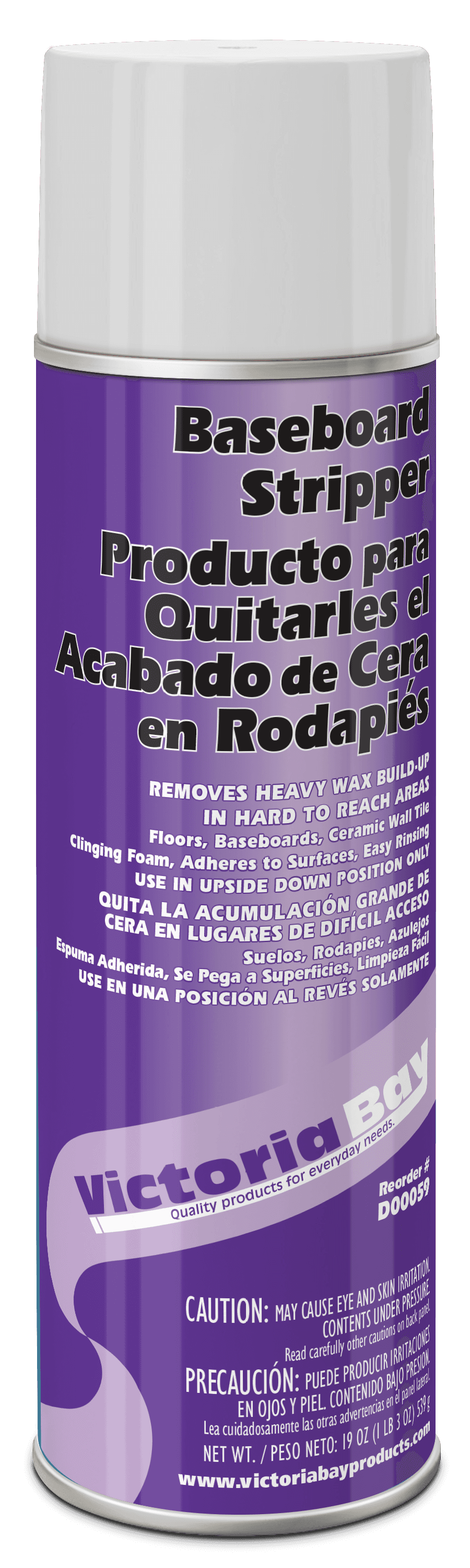 Victoria Bay Foaming Baseboard Wax Stripper 19 FLOZ 12/Case