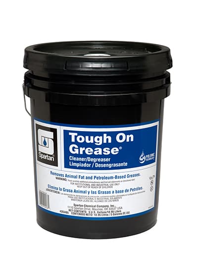 Tough on Grease® Fragrance Free Degreaser 5 GAL Industrial Alkaline Liquid Non-Butyl Water-Soluble 1/Pail