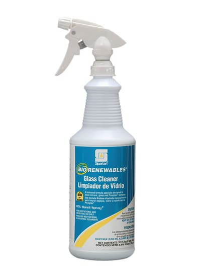 BioRenewables® Waterfall Glass Cleaner 32 OZ Neutral RTU Bio-Based 12/Case