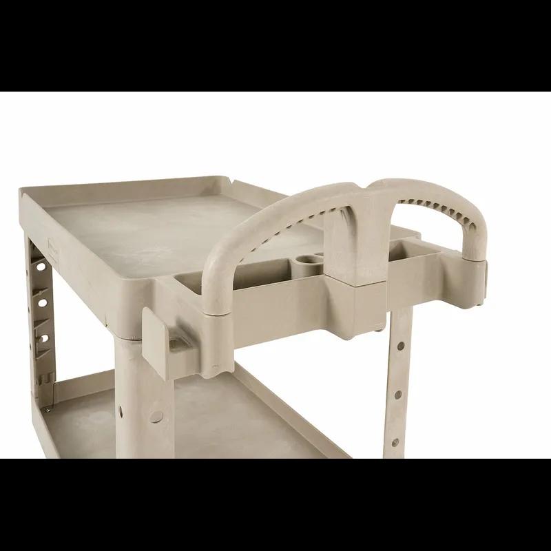 Brute® Transport Cart Medium (MED) 44X25.5X39 IN 500 LB Rounded Corners Deep Pocket Shelves Ergonomic Handle 1/Each