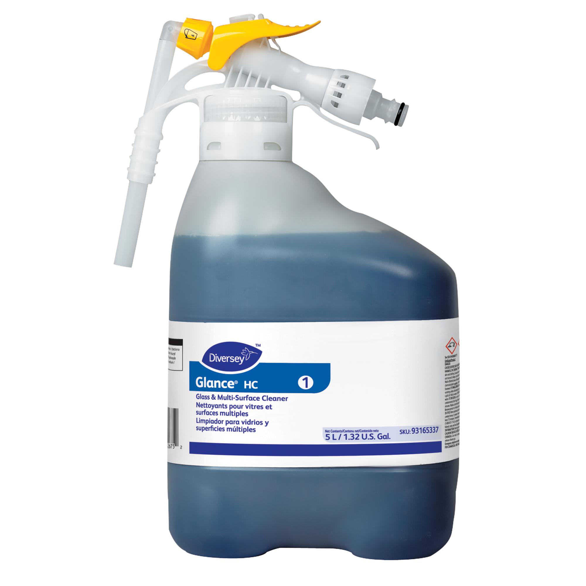 Glance® Glass & Surface Cleaner 5 L Multi Surface Liquid Concentrate RTD 1/Case