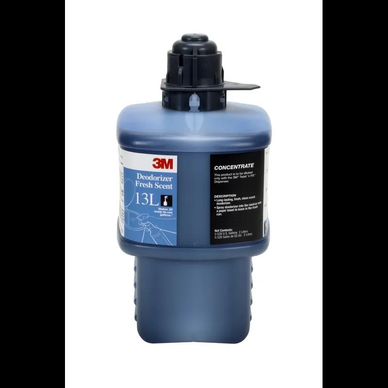 3M™ 13L Deodorizer Fresh Scent Gray Liquid Concentrate 2 L For Twist 'n Fill™ Dispenser 6/Case