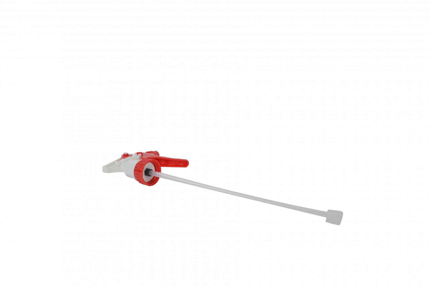 Trigger Sprayer Red White 1/Each