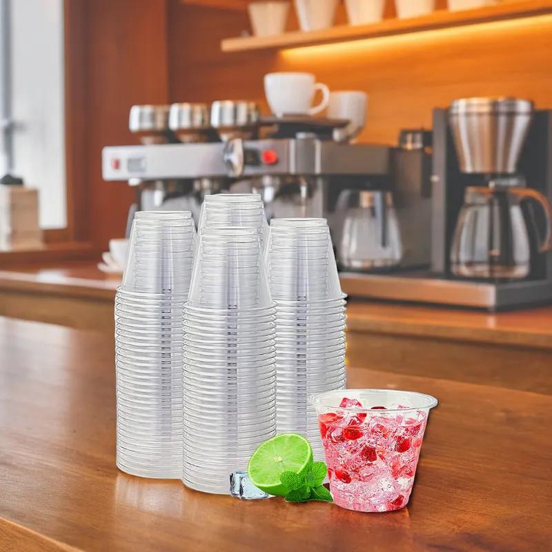 Cup 9 OZ PET Clear Round 1000/Case