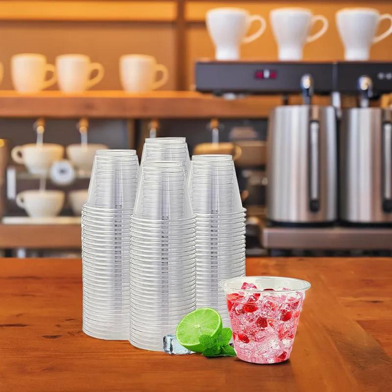 Cup 9 OZ PET Clear Round 1000/Case