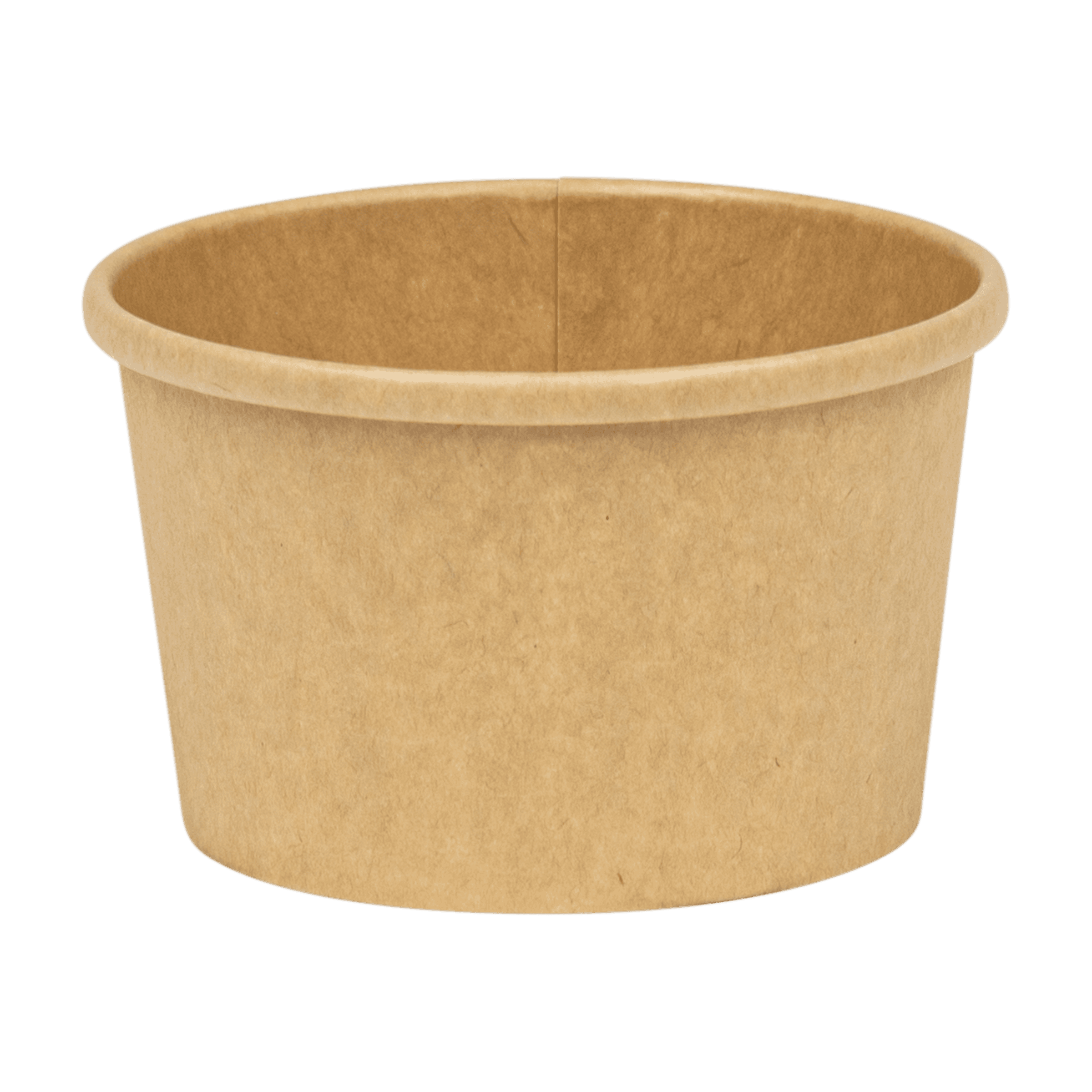 Soup Food Container Base 8 OZ Paperboard Kraft Leak Resistant 500/Case