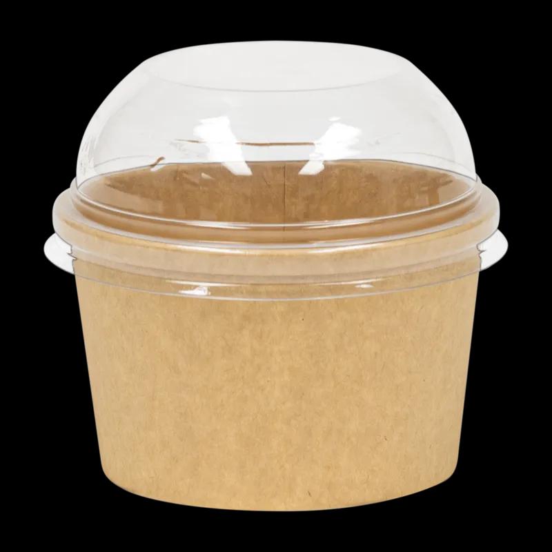 Soup Food Container Base 8 OZ Paperboard Kraft Leak Resistant 500/Case