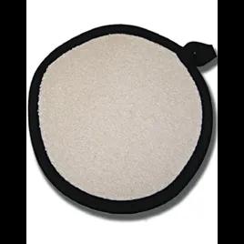 Pot Holder 8 IN Terry Cloth Natural Round 12/Pack