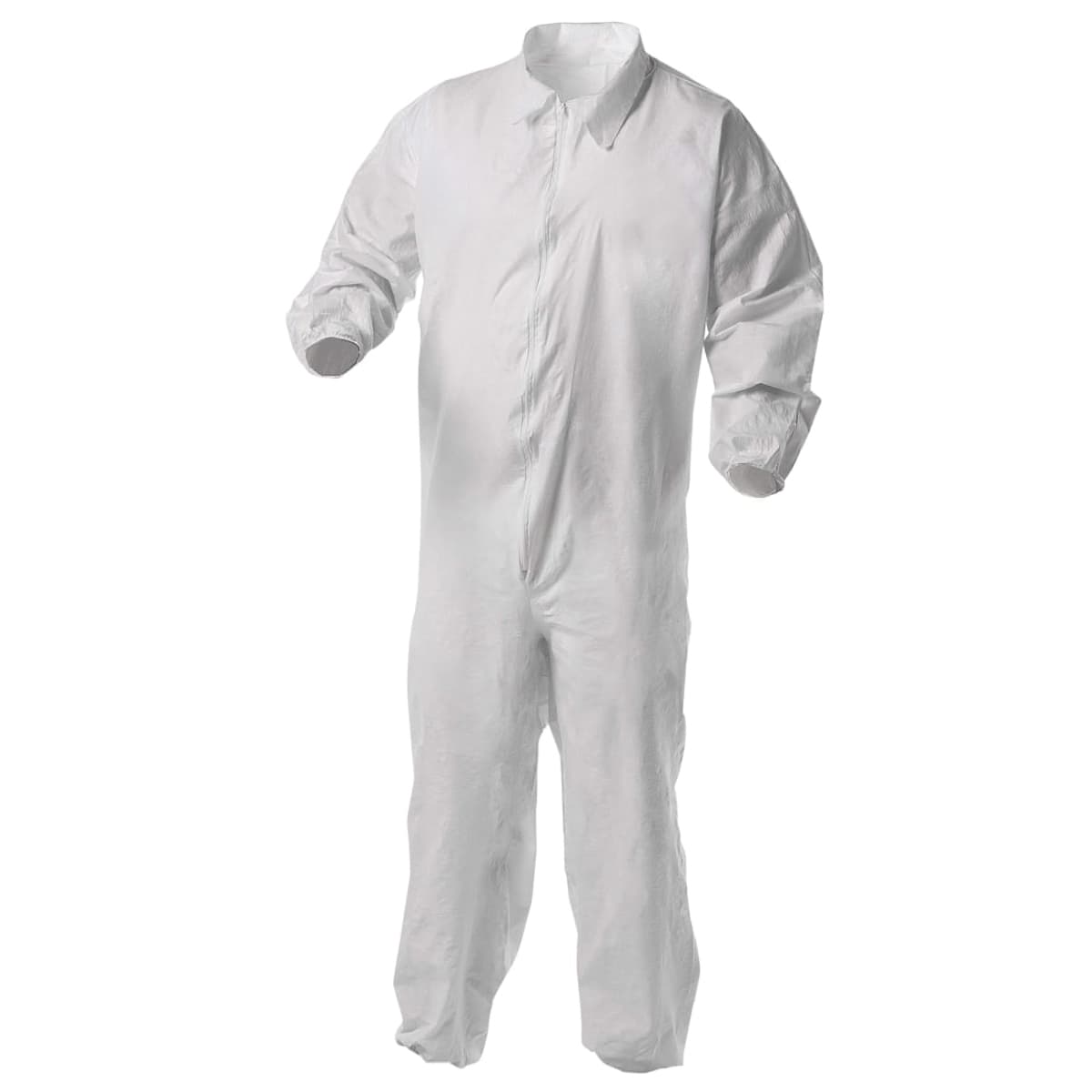 KleenGuard™ A35 General Purpose Coveralls Large (LG) White Microporous Disposable With Elastic 25/Case