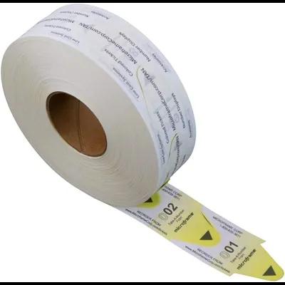 Numbered Ticket 5.83X5.43X1.8 IN Yellow Paper 3000/Roll