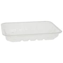 8P Meat Tray 10.182X7.938X1.5 IN 1 Compartment PET Clear Rectangle Rolled Rim 220/Case