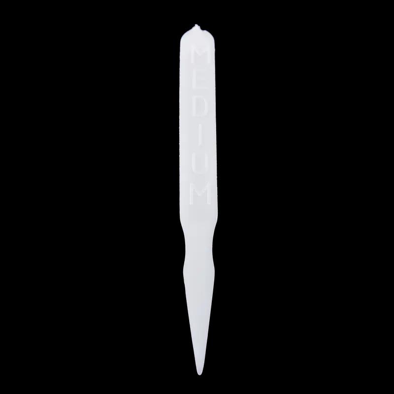 Medium Steak Marker Plastic White 5000/Case