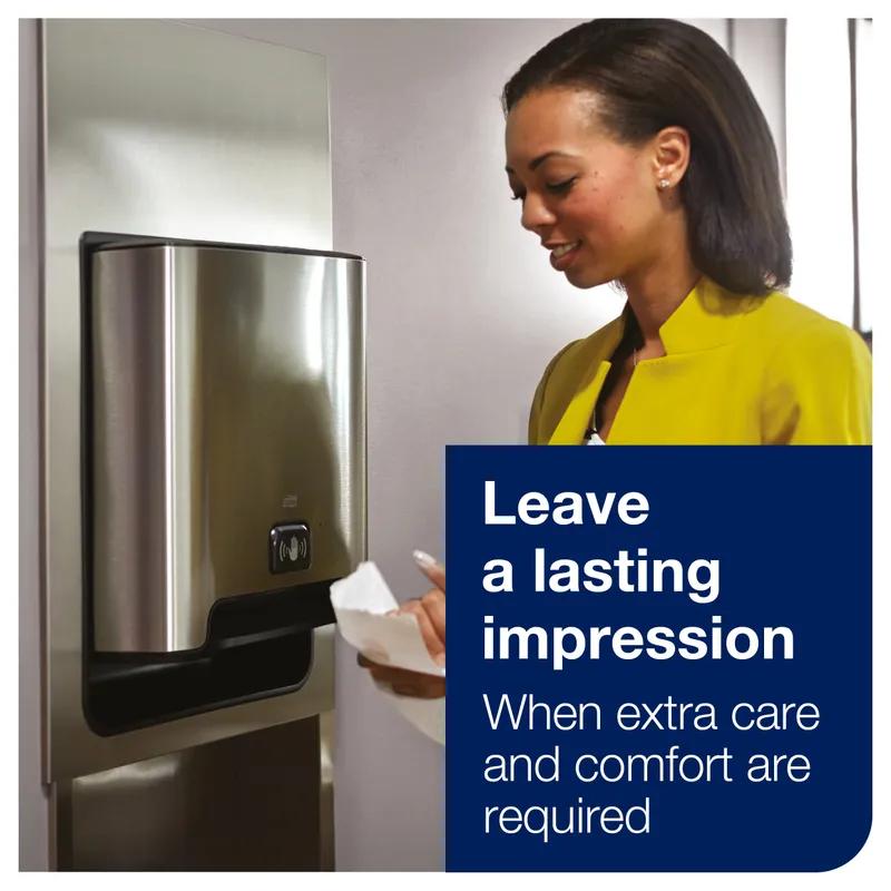 Tork H1 Paper Towel Dispenser 8X18X27 IN Wall Mount Hard Roll Recessed Automatic Touchless Intuition Sensor 1/Each