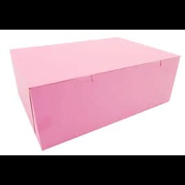 Cake Box 14X10X5 IN Corrugated Paperboard Pink 100/Bundle