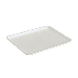 1.5 Meat Tray 1 Compartment Polystyrene Foam White 1000/Case