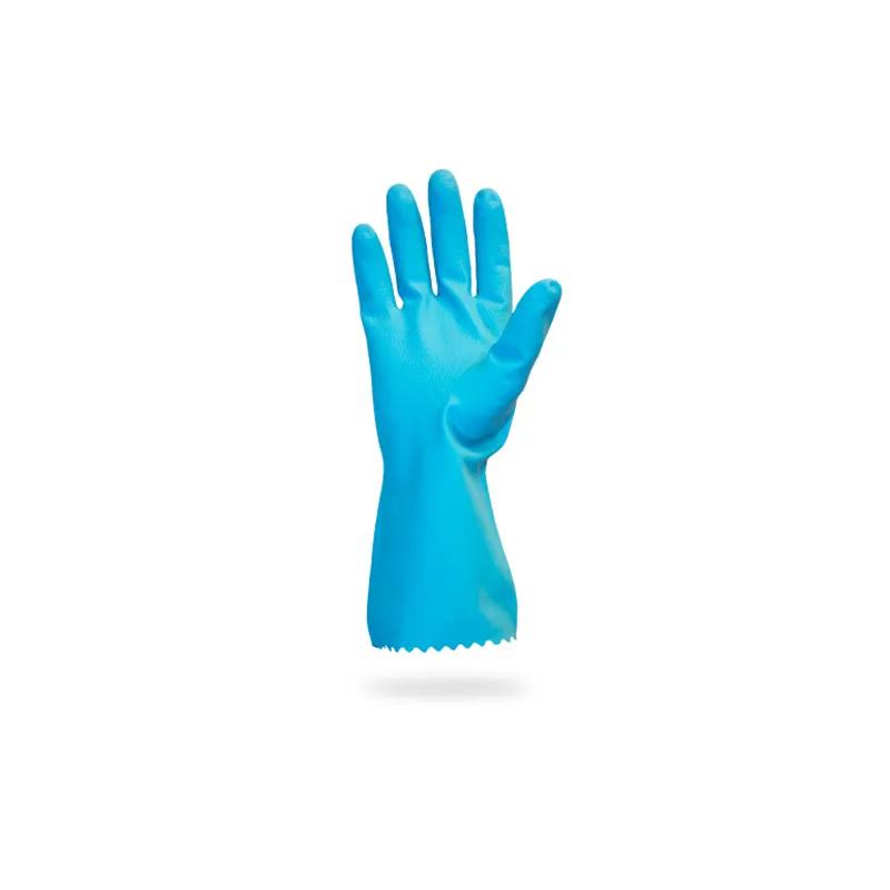 ProWorks® General Purpose Gloves XL 12 IN Blue 18MIL Latex Flock Lined 1 Count/Pack 120 Count/Case