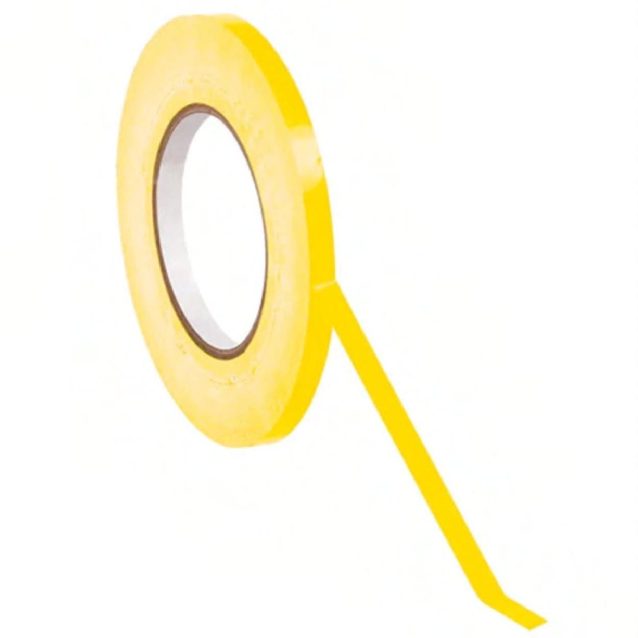 Bag Sealing Tape 0.375IN X180YD Yellow 1/Roll
