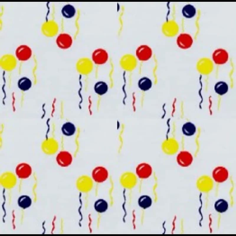 Multi-Purpose Cling Film Roll 20IN X200FT Cellophane Multicolor Balloons With Dispenser Box 1/Roll