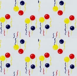 Multi-Purpose Cling Film Roll 20IN X200FT Cellophane Multicolor Balloons With Dispenser Box 1/Roll