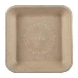 PrimeWare® Serving Tray 6X6X0.875 IN Molded Fiber Tan Square 500/Case
