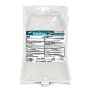 Advanced Hand Sanitizer Gel 1000 mL Light & Fresh Clear 9/Case