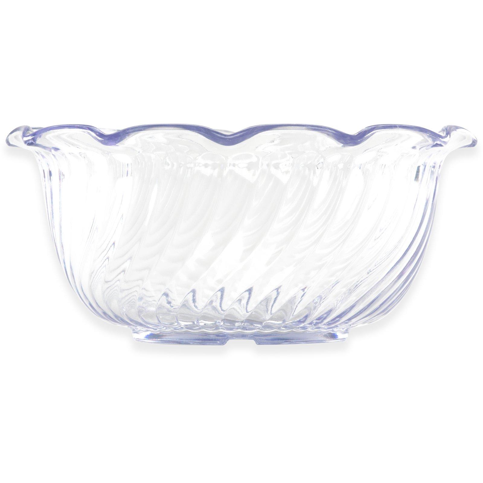 Dinex® Bowl 8 OZ SAN Clear Petal & Tulip 49/Case