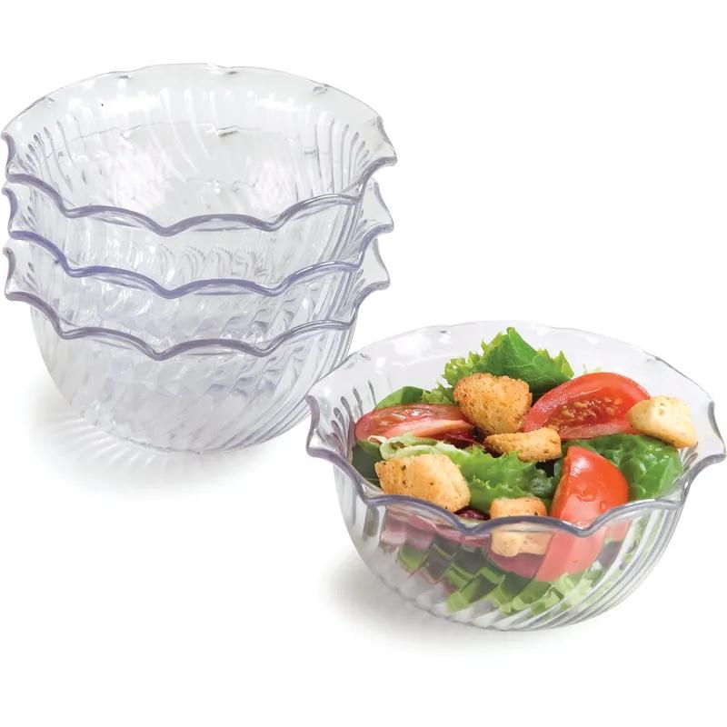 Dinex® Bowl 8 OZ SAN Clear Petal & Tulip 49/Case