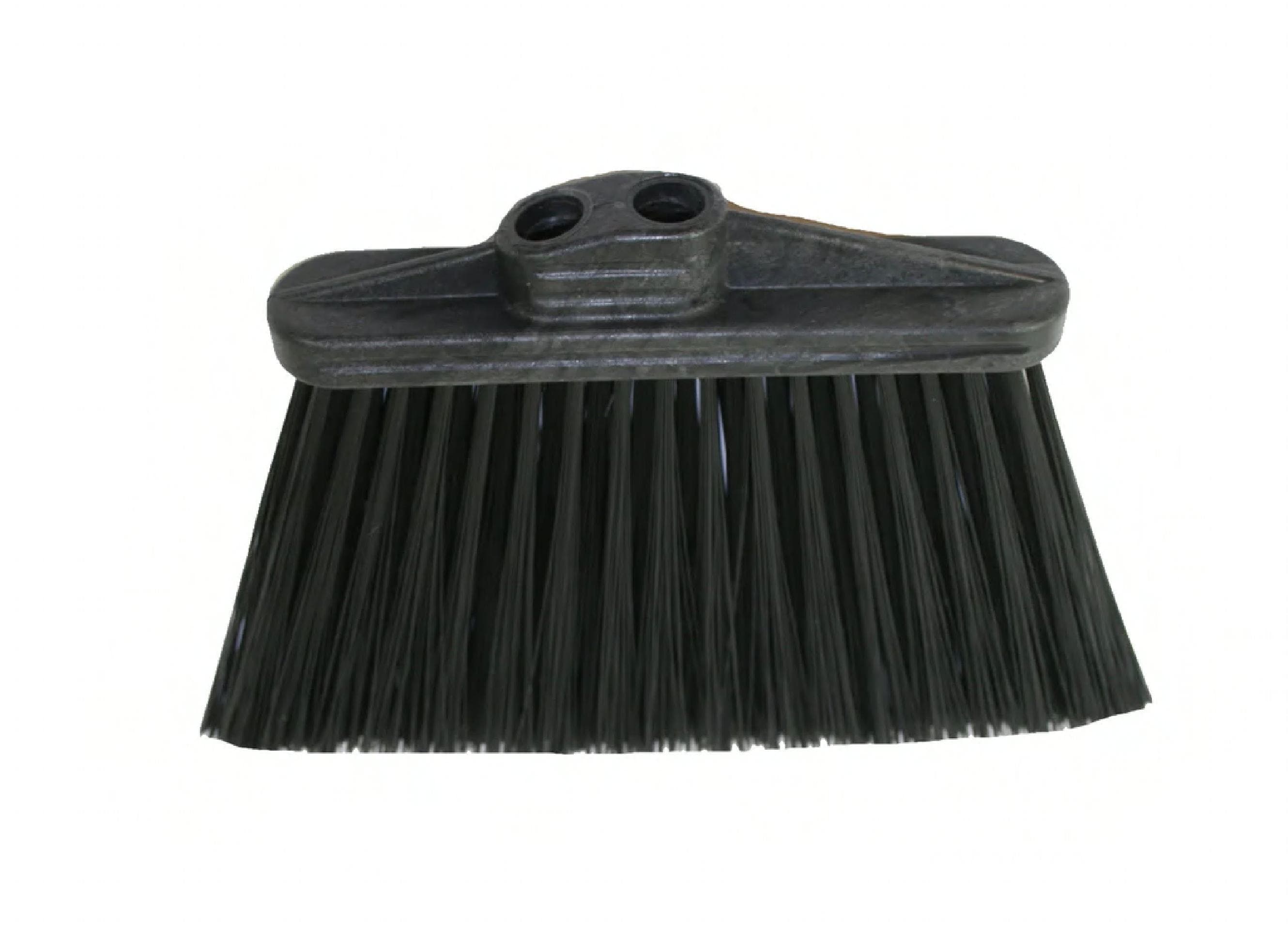 Broom Black Plastic Duo-Sweep Upright Stiff 10.5IN Sweeping Path 1/Each