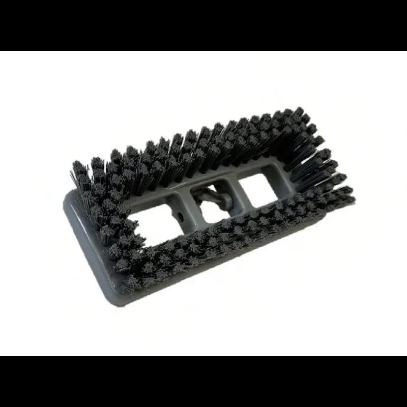 Scrub Brush 10 IN Plastic Gray Swivel 1/Each