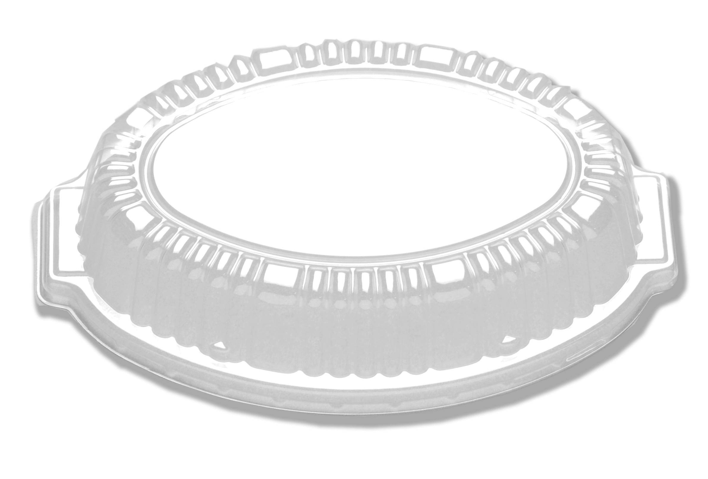 Lid Dome PS Clear Oval For 16 OZ Casserole Dish 500/Case