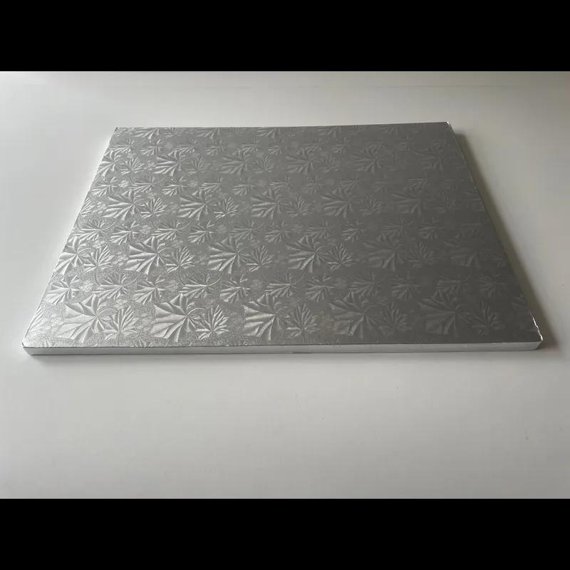 Cake Board 16X20 IN Silver Rectangle 12/Case