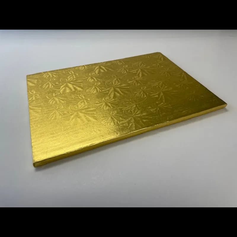 Cake Board 16X20 IN Gold Rectangle 12/Case