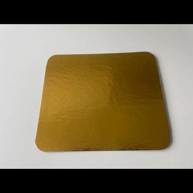 Cake Board 10.75X9.5 IN Gold 80 Point Thin 200/Case