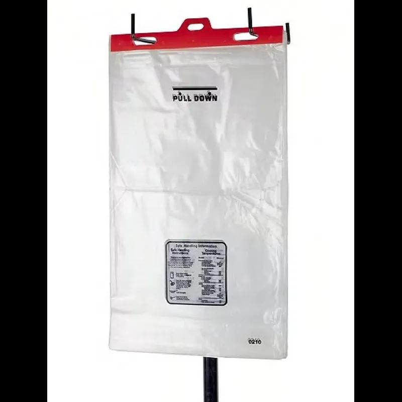 Safe Handling Bags 12X17+2 IN 0.7MIL Clear Black Red Printed 2 Color/1 Side Plastic Header Perforated 2000 Count/Case