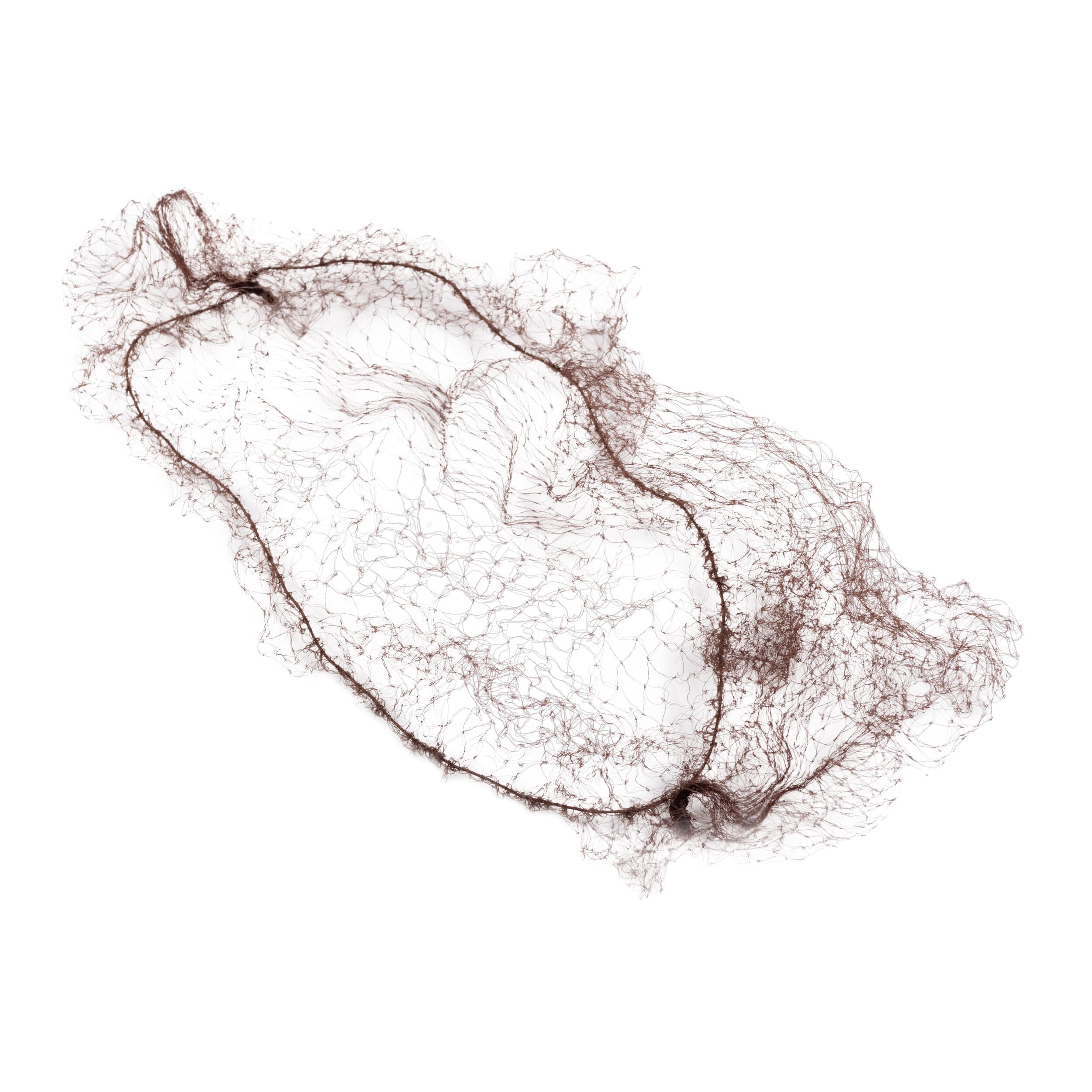 Hairnet 24 IN Brown Light Weight Nylon 144 Count/Pack 20 Packs/Case 2880 Count/Case