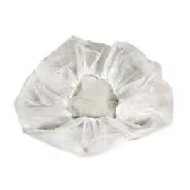 Bouffant Cap 24 IN White Non-Woven Polyester Fiber 1000/Case