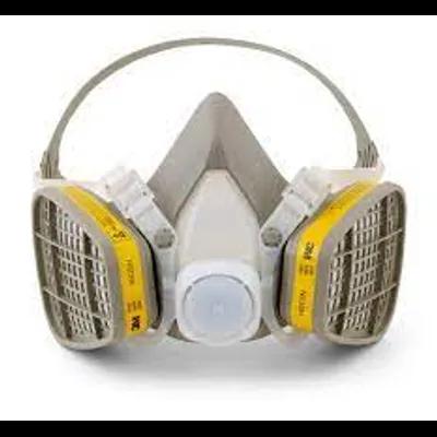 3M Face Shield Medium (MED) Yellow Gray TPE Permanently Attached Cartridges 12/Case