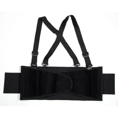 Support Belt XXL Black Elastic Suspenders Adjustable Clips Elastic Outer Panels 54-58IN 1/Each
