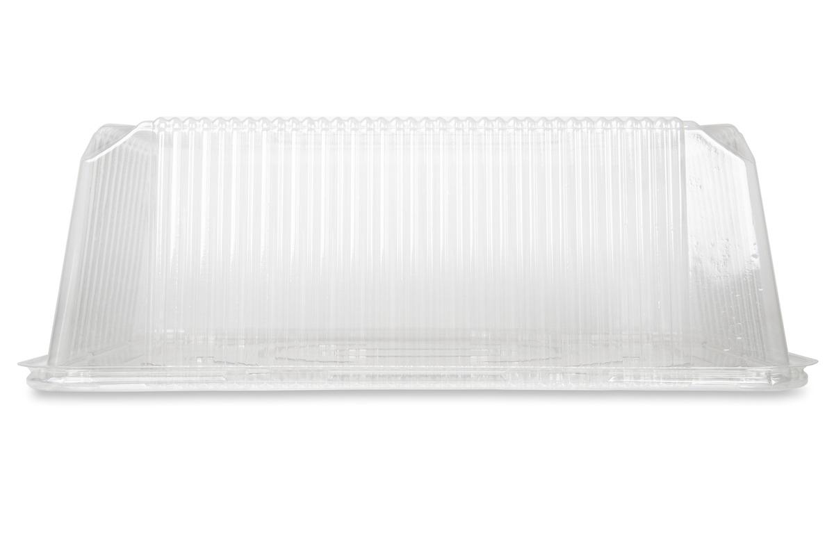DisplayCake Cake Container & Lid Combo With High Dome Lid 1/4 Size Clear 80/Case
