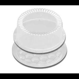 DisplayCake® Cake Container & Lid Combo 7 IN Clear Shallow 180/Case