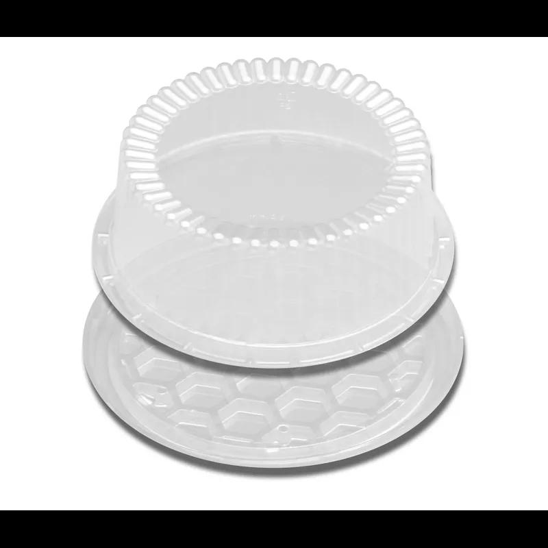 DisplayCake® Cake Container & Lid Combo 7 IN Clear Shallow 180/Case