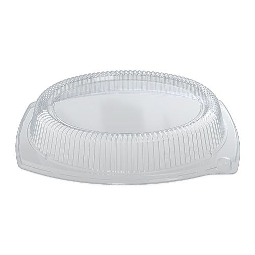 Lid Dome 13X10 IN PS Clear Oval For Platter 250/Case